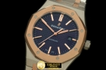 AP0189H - Royal Oak 15400 SS/RG Blue Swiss 2824