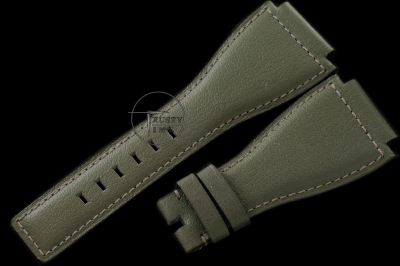 BRACC003D - Leather Strap for all 46mm watches - Grey