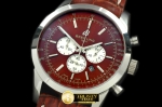 BSW0152D - TransOcean Chrono SS/LE Brown Jap OS20 Qtz