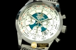 BSW0186A - TransOcean Unitime Chrono SS/SS White Jap OS20 Qtz