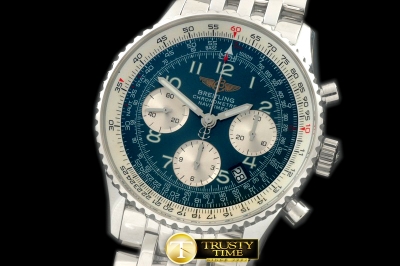 BSW0289E - Navitimer SS/SS Blue Num 7750