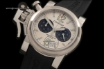 GRA015B - Oversize Chronofighter Classic V2 SS Wht A-7750 28.8bp