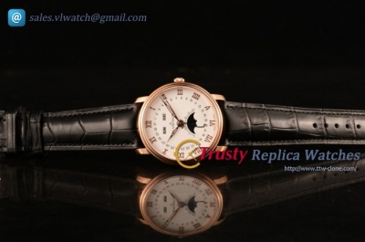 Blancpain - Villeret RG/LE White Dial Roman Numeral Markers Miyota 9015 Auto (ZF)