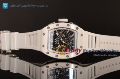 Richard Mille - RM 011 Chrono CE/RU Skeleton Dial 1:1 Swiss Valjoux 7750 Auto (KV)