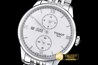 TIS002A - Le Locle Régulateur SS/SS White Asia 2825-2