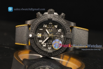 Breitling Avenger Hurricane 12h 45 Watch All Black Carbon Fiber Case 1:1 Clone Original Best Edition XB0180E41B1S1