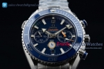 Omega - Seamaster Planet Ocean Chrono SS/SS Blue Clone Omega 9300 Auto