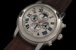 AP0056B - EQ Time Perpetual Calender SS White - Asia Auto 21J