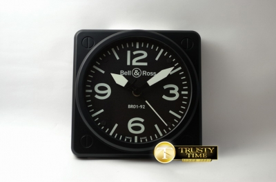 BRACC004 - BR01-92 Black Wall Clock