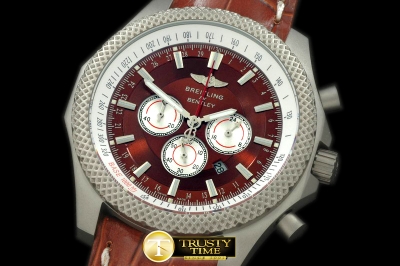 BSW0160C - Bentley Barnato Chrono SS/LE Brown Jap OS20 Qtz