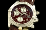 BSW0215D - Chronomat Evo SS/LE Brown Num A-7750 28800bph