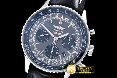 BSW0321D - Navitimer SS/LE Grey/Black Asia 7750 Mod