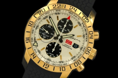 CH008D - Chronograph Mille Miglia GMT 2005 Blk FG - New A7750