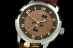 GLA0023C - Panomatic Perpetual Calendar SS/LE Brown Asian 2813