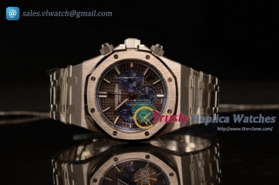 Audemars Piguet - Royal Oak Chronograph SS/SS Brown Dial Swiss Valjoux 7750 Auto (JH)