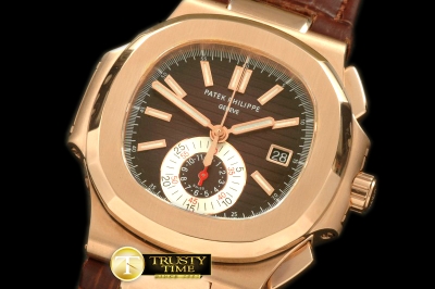 PP0147A - 5980 Nautilis Chrono RG/LE Brown A-7750