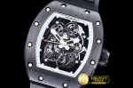 RM090C - RM055 Bubba Watson Tourbillon CER/VRU White Custom Movt