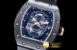 RM097A - RM052 Skeleton Black Ceramic CR/VRU Black Custom