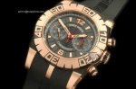 ROG010C - Chronoexcel RG/RU/Blk Grey Manual HW Chrono