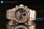 Audemars Piguet Royal Oak Chrono 316L Solid Steel White Blue SubDial 7750 Automatic 26331OR.OO.1220OR.01