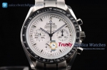 Omega - Speedmaster Professional Moon To Mars Chrono SS/SS White Stk Ven 75