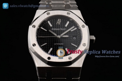 Audemars Piguet - Royal Oak SS/SS Black Stk AP Calibre 3120 Auto