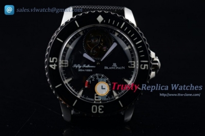 Blancpain - Fifty Fathoms Tourbillon 8 Jours SS/LE Black Stk Swiss Tourbillon