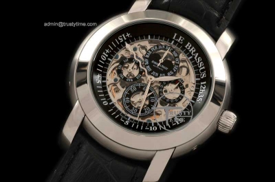 AP0082A - Le Brauss Limited Ed Calender SS/LE Blk Skeleton Asia