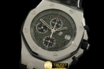 AP0133B - Royal Oak Chronograph SS/LE Grey/Blk A-7750 Sec@12