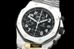 AP0219A - Royal Oak Chrono SS/SS Black Theme A-7750