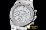 AP0357A - Royal Oak Chronograph Ref. 26320 SS/SS White VK Qtz