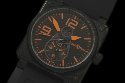 BR041B - BR03-51 GMT PVD CF Black/Orange - Asia Auto 21J