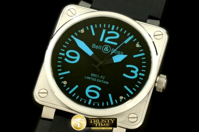 BR068A - BR01-92 Automatic SS/RU Black/Blue A-2836