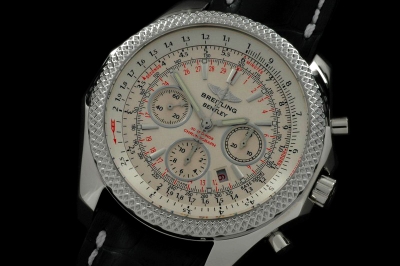 BSW0106B - Bentley 30s Chrono SS/LE/RU White Asia 7750 28800bph