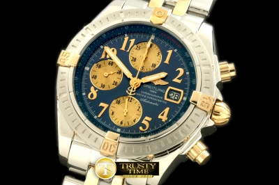 BSW0197G - Chronomat Evo SS/YG Blue Num A-7750 28800bph