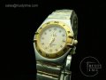 OMG0030B - Omega Constellation TT Ladies Pink MOP CZ Diamonds