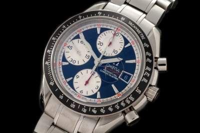 OMG0085A - Speedmaster Date 3210.51.00 SS/SS Blk/Wht A-7750 2880