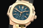 PP0150A - 5980 Nautilis Chrono RG/LE Blue A-7750