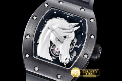 RM0104 - RM52-02 White Horse Limited Ed CER/VRU Black Custom