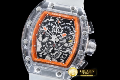 RM082I - RM011 Felipe Messa Big Date Sapphire Limited Orange A-7