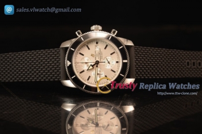 Breitling SuperOcean Heritage Black Ceramic Bezel Steel Watch -A13313121G1S1