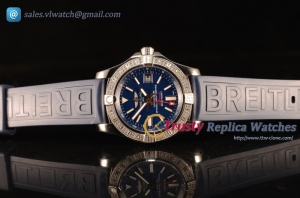 Breitling Avenger II GMT Blue Dial With Swiss ETA 2836 Automatic Blue Rubber Strap Best Edition A32390111C1S2