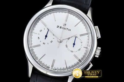 ZEN021B - El Primero Chronograph Classic SS/LE White A7750