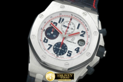 AP0278 - Royal Oak Chrono SS/LE Tour Auto Wht A-7750