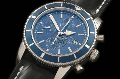 BSW0067B - Superocean Heritage Chrono SS/LE Blue A-7750