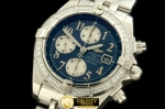 BSW0193E - Chronomat Evo SS Blue Num A-7750 28800bph