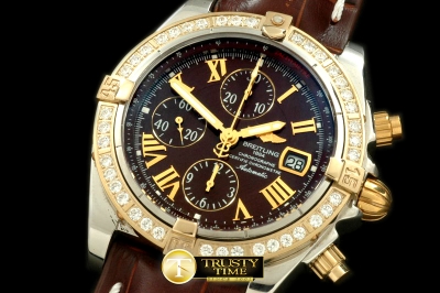 BSW0213D - Chronomat Evo SS/LE Brown Roman A-7750 28800bph