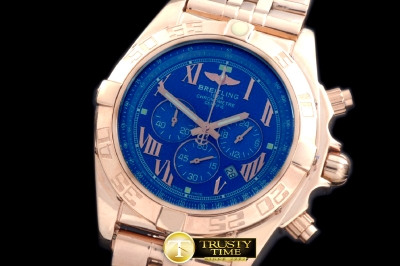 BSW0273G - Chronomat B01 RG/RG Blue Roman Jap OS20 Qtz