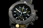 BSW0282D - Seawolf Chrono PVD/NY Black Stk Swiss Eta Qtz 251.262