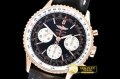 BSW0335C - Navitimer B01 RG/LE Black/White JF A7750 Mod